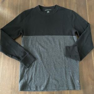 American Eagle AE soft waffle knit thermal long sleeve shirt small S col…